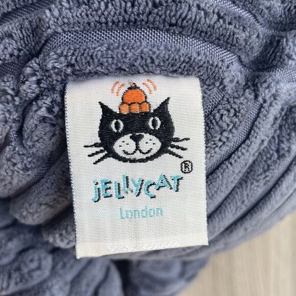 Jellycat Blue Cordy Roy Elephant 15” Plush Corduroy Lovey Stuffed Animal EUC - Picture 6 of 9